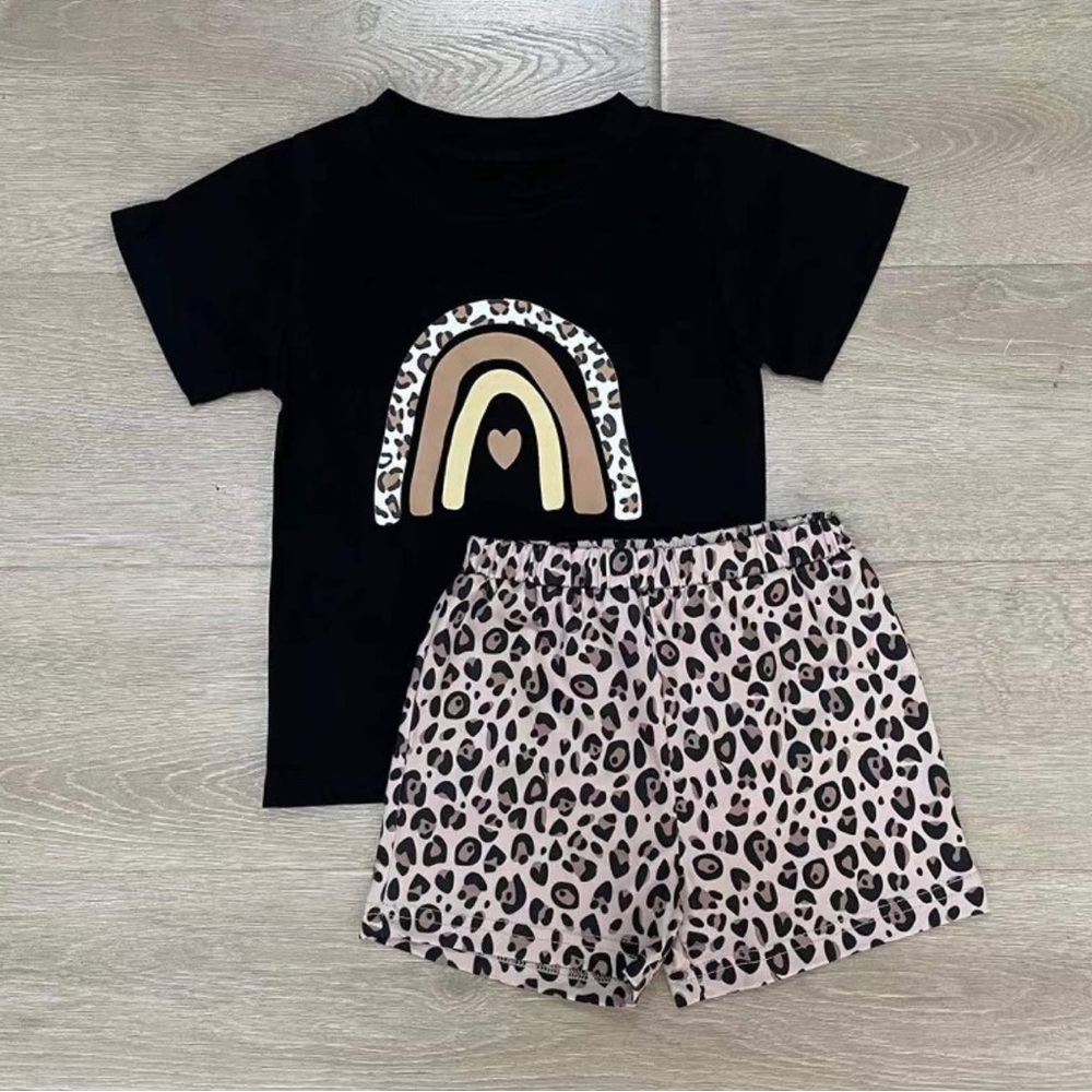 Leopard Print Rainbow Set